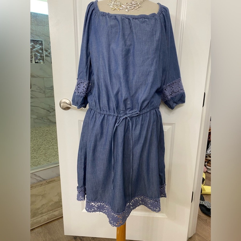 Lightweight denim dress. Old navy size XL